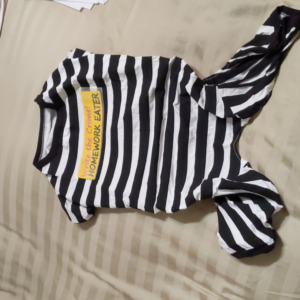 Large dog Prisoner Halloween costume